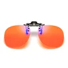 NONOR Anti 93% Blue Light Blocking Glasses Men Clip On Glass Rimless Computer Clamping Mirror Blue Ray Gaming Eyeglass UV400 4