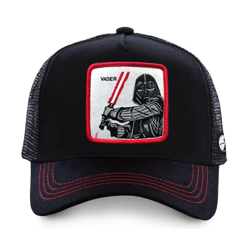 Новая хлопковая мультяшная шляпа Вейдер черный воин Звездные войны детские