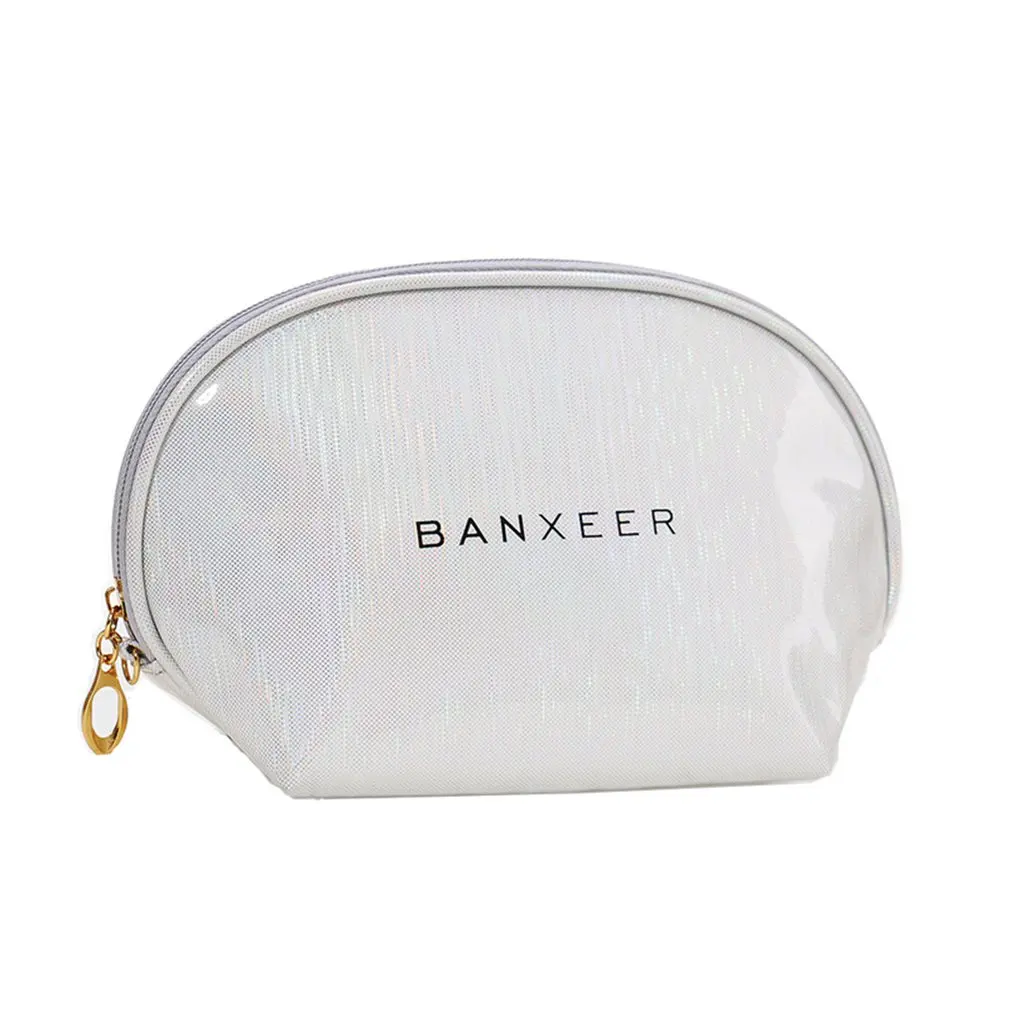 Fashion Makeup Storage Bag Silver Bc-12tzd Cosmetic Bag Non-toxic Waterproof Easy Clean Dry Cosmetic Bag