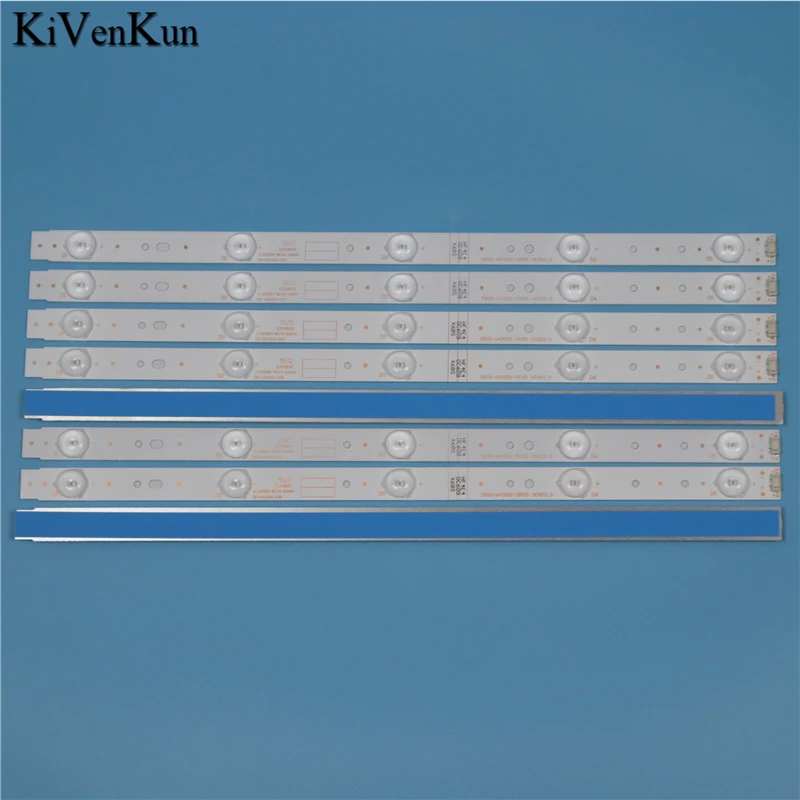 

TV Lamp LED Backlight Strips For Telefunken TF-LED43S27T2 Bar line Kit LED Band Array 5800-W43001-5P00 VER02.00 5800-W43001-3P00