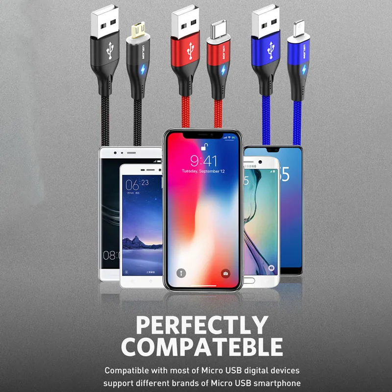 Магнитный кабель быстрой зарядки с плоской головкой type C Micro USB кабель для iPhone 11 Pro MAX 6 6S 7 8 Plus телефонный кабель