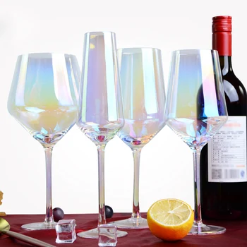 

Set of 2-high quality transparent wine glass party club goblet beer glass drinkware cup GLA-1414