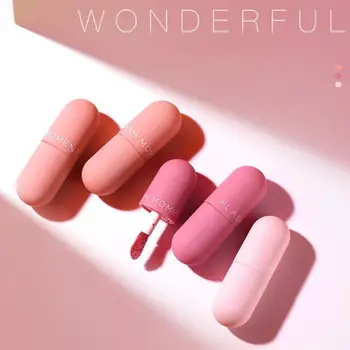 

3 Color/Set Hot Lip Gloss Makeup Liquid Lipstick Mirror Cup Tint Surface Moisturizing Lasting Glaze Non-stick Lip Red Lipgl Y4V4