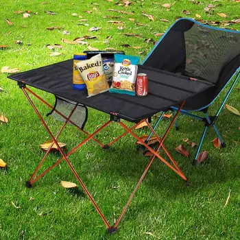 

Outdoors Table Lightweight Picnic Aluminium-Alloy Beach for BBQ Park