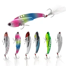 

13/18/25/30g New Design 3D Eyes Metal Vib Blade Lure Sinking Vibration Baits Artificial Vibe for Bass Pike Perch Fishing