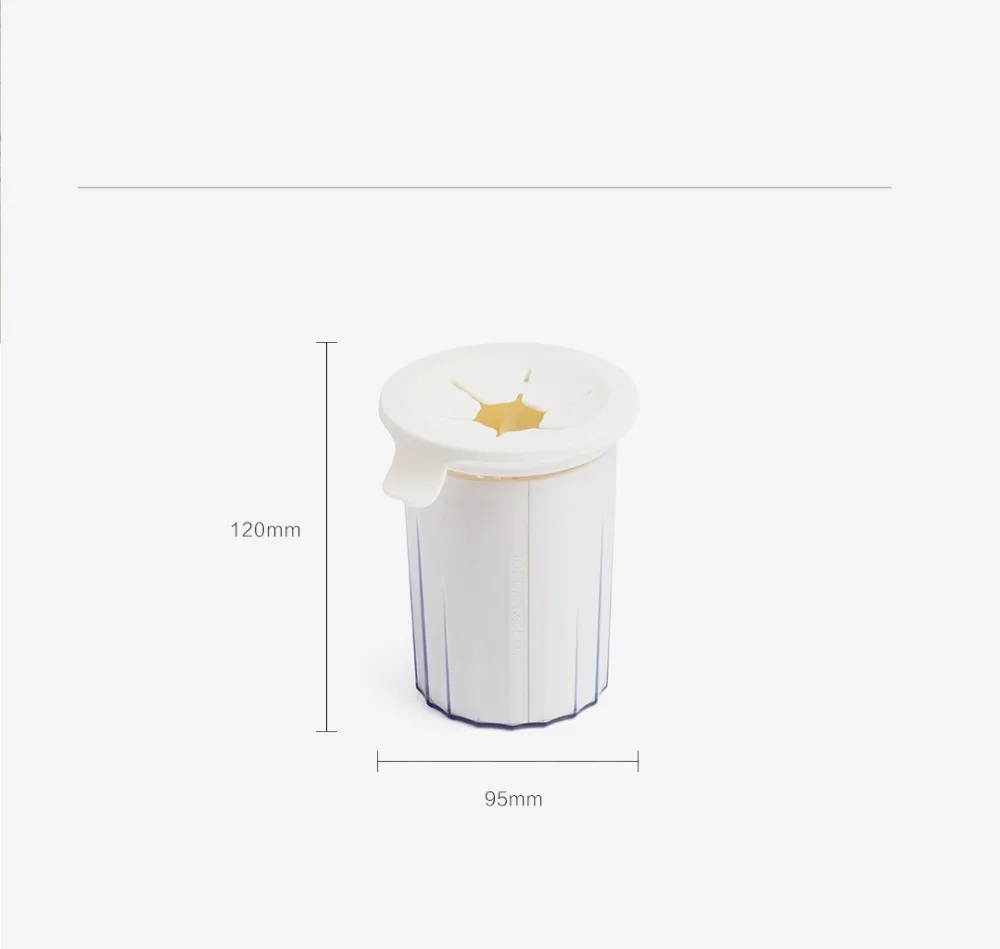 New Xiaomi Mijia Dog Brush Pet Foot Washer Cup Silicone material soft touch three-step cleaning easy to remove and wash health (2)