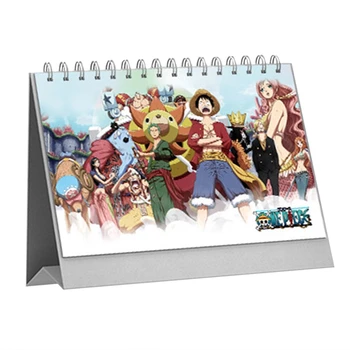 

2021 Anime ONE PIECE Tokyo Ghoul Desk JoJo's Bizarre Adventure Calendar Cartoon Figure Desk Calendars Daily Schedule Planner