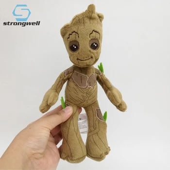 

Strongwell Baby Groot Plush Toy Doll Model Guardians Groot Doll The Galaxy Decoration Figurine Kids Toy