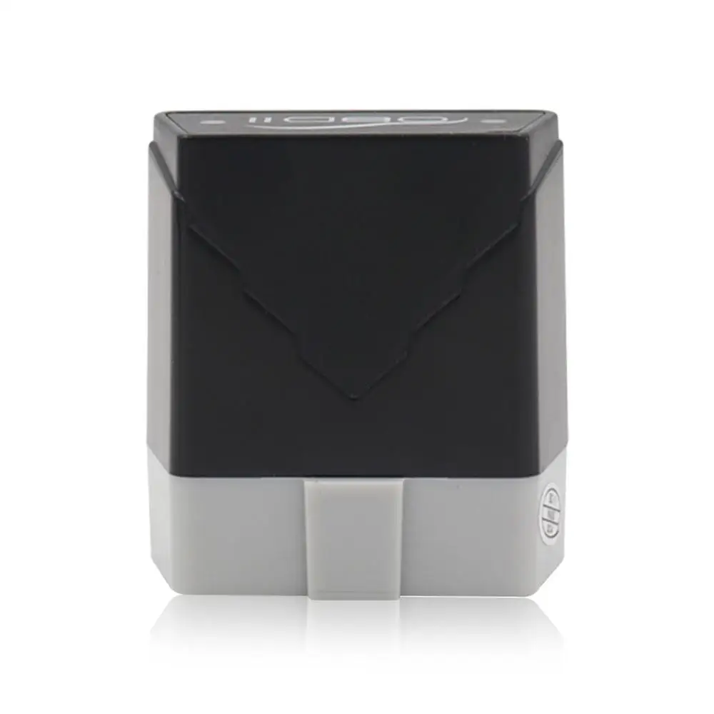 Черный Мини ELM327 Bluetooth 4,0 OBD2 Автомобильная диагностика obd-ii средство сканирования, БД сканер автомобиля диагностический инструмент для Android iOS телефонов - Цвет: Черный