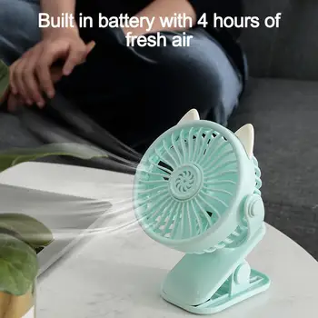 

Portable USB Fan Rechargeable Handheld Desk Fan Aromatherapy Wind Gear 1200mah Three Air Tablets Speed Conditioner Summer F T6L5
