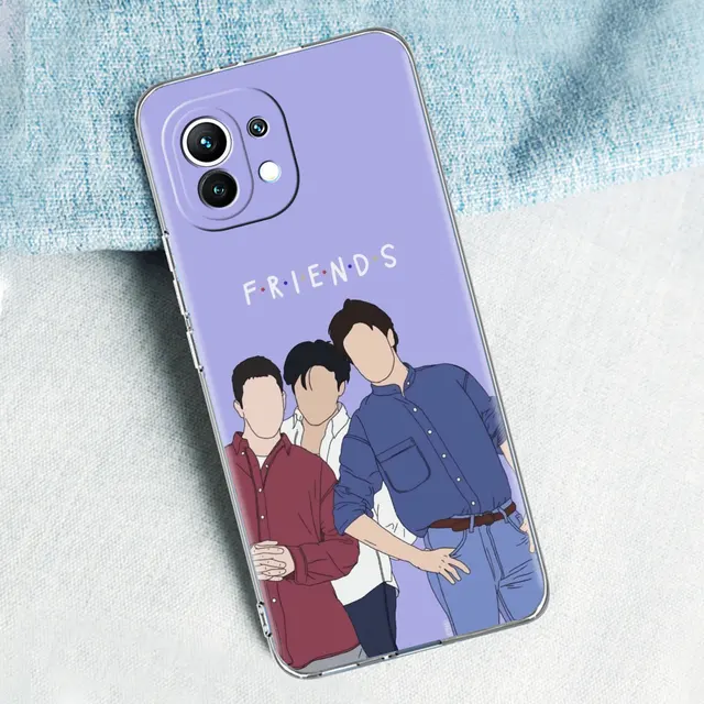 Clear Soft Case For Xiaomi Mi Poco X3 NFC 10T Pro 9T M3 11 Note 10 Lite F3 GT F1 Silicone Phone Cover Friends TV Coffee Fundas PTTM-CLS10