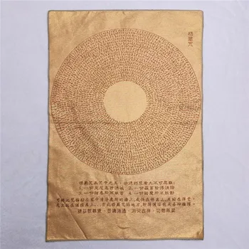 

China old Tibet silk Thang ka like hanging painting fengshui Shurangama Mantra God statue portrait