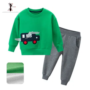 

Kung Fu Ant 2019 Autumn Winter boys sportswear two-piece and suit children's sweatpants cartoon animal two-piece suit