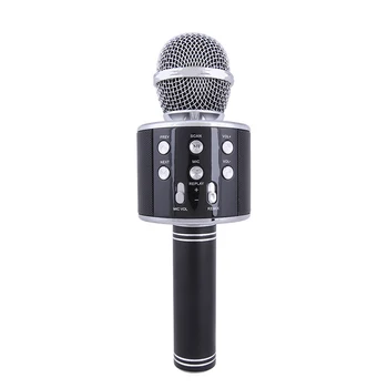 

WS858 Portable Bluetooth Karaoke Microphone Mini Home KTV For Music Professiona Speaker Player Singing Recorder Mic