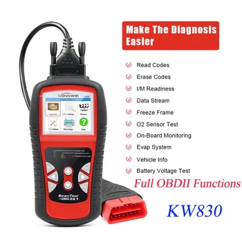 

KONNWEI KW830 PK KW850 OBD2 Automotive Scanner for Car Diagnosis Universal Auto Fault Error Code Reader ODB2 Diagnostic Scanner