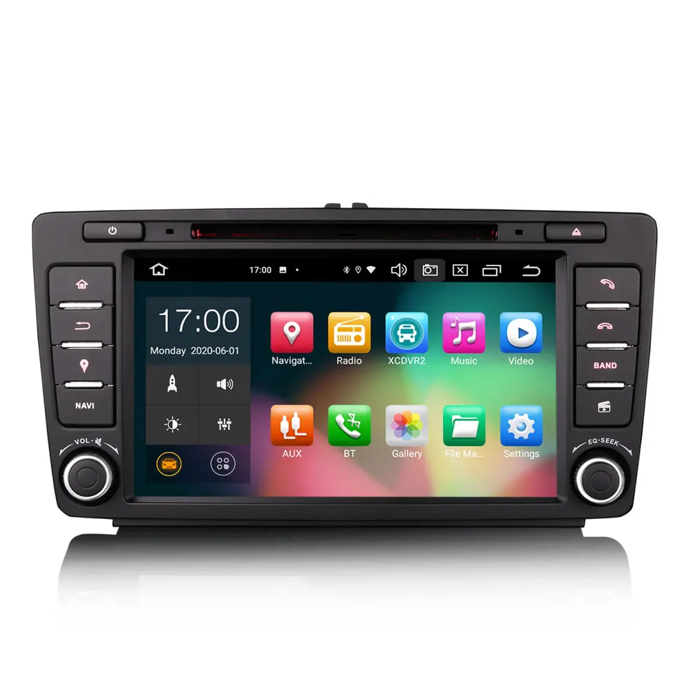 8 &quotAndroid 10 0 OS автомобильный DVD Мультимедиа GPS Радио система плеер для Skoda Octavia MK2 2009