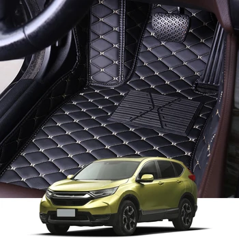 

Fit For Honda CRV 2017-2020 5 Seats LHD Car Floor Mats Set Leather Cover Mat Styling Foot Protector Pad Automobile Accessories