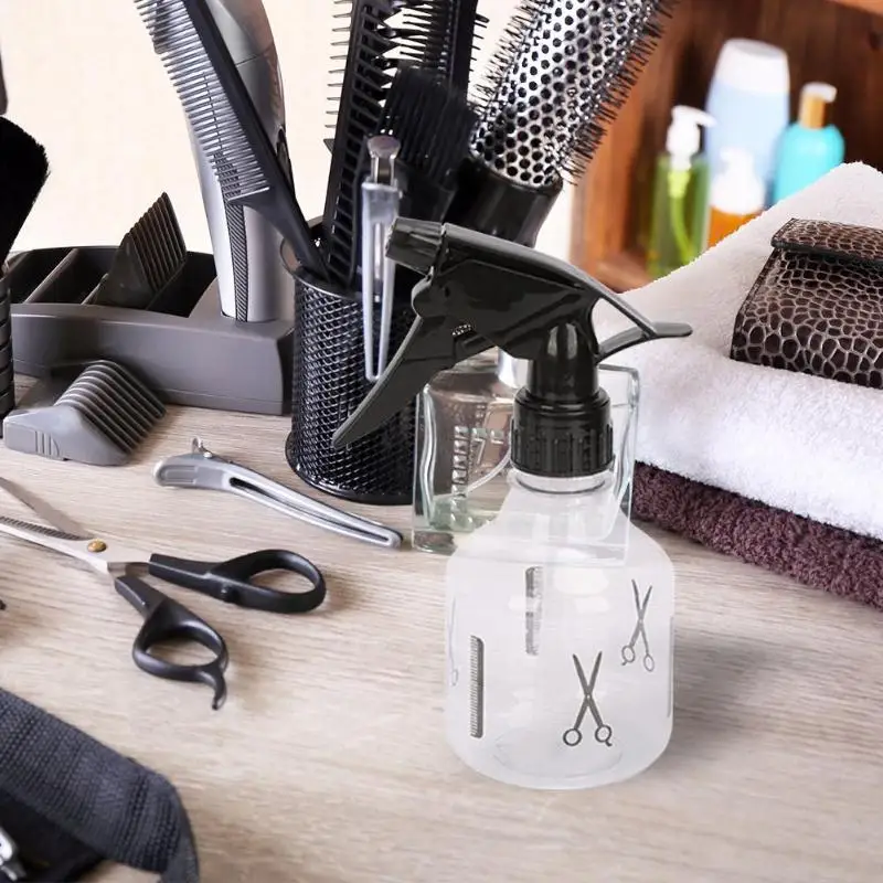 Barber Plastic Spray Bottle Hairdressing Water Mist Sprayer DIY Hair Styling Tool High-durability Exquisite Transparent Bottle