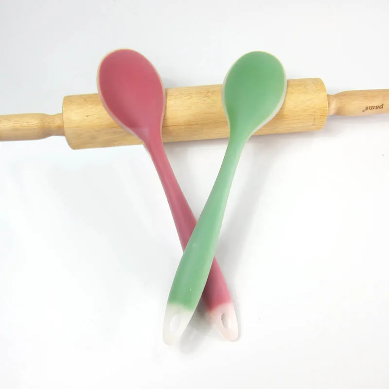 Silicone Spatula New Environmentally Kitchen Supplies Necessity Translucent Non-stick Cookware Cooking Shovel DIN889