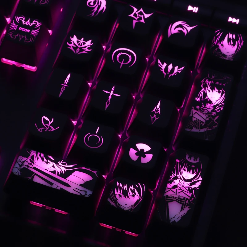 1 conjunto high end backlit keycap para
