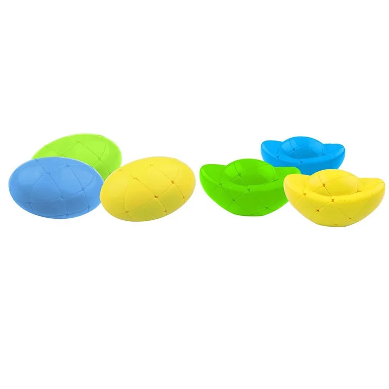 

YuXin QuanNaoBoShi YuanBao XuanDan 3x3x3 Special shaped Magic Cube Fast Ultra-Smooth 3x3 Speed Puzzle Cube Kids Toys Gift