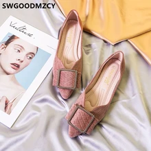 Женская обувь черного цвета; лоферы в Корейском стиле; обувь больших размеров; женская обувь на плоской подошве без застежки; zapatos comodos mujer schoenen vrouw schuhe