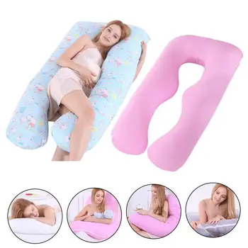 

U Shape Maternity Pillow Cover Pillowcase Baby Breastfeeding Plush Pillow Covers Sleep Support Pregnancy Pillowcases