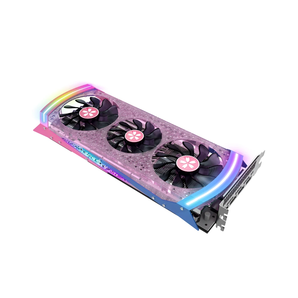 Yeston RX5700XT 8G D6 видеокарта Boost 2010 МГц/14 ГГц 8 Гб 256 бит GDDR6 игровая видеокарта с 3 вентиляторами 2560 единиц
