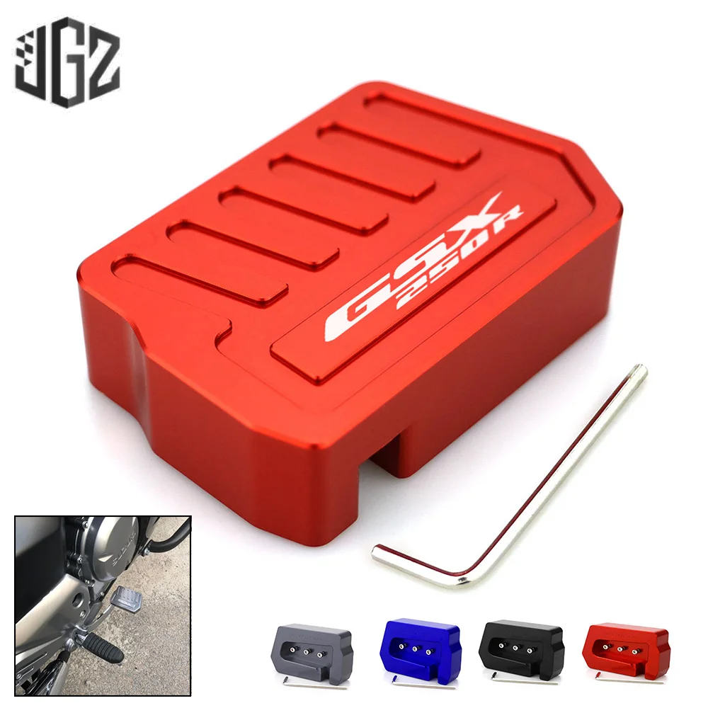 Motorcycle Cnc Aluminum Brake Pedal Cover Footrest Foot Pegs Pad For