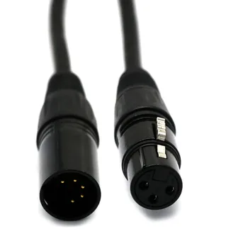 

Hot Sale 5-Pin Male to 3-Pin Female XLR Turnaround DMX Audio Cable 50cm