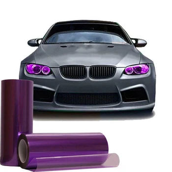 

Purple Car Light Film 30*180cm Side marker Auto Decals Taillight Fog Tint Vinyl