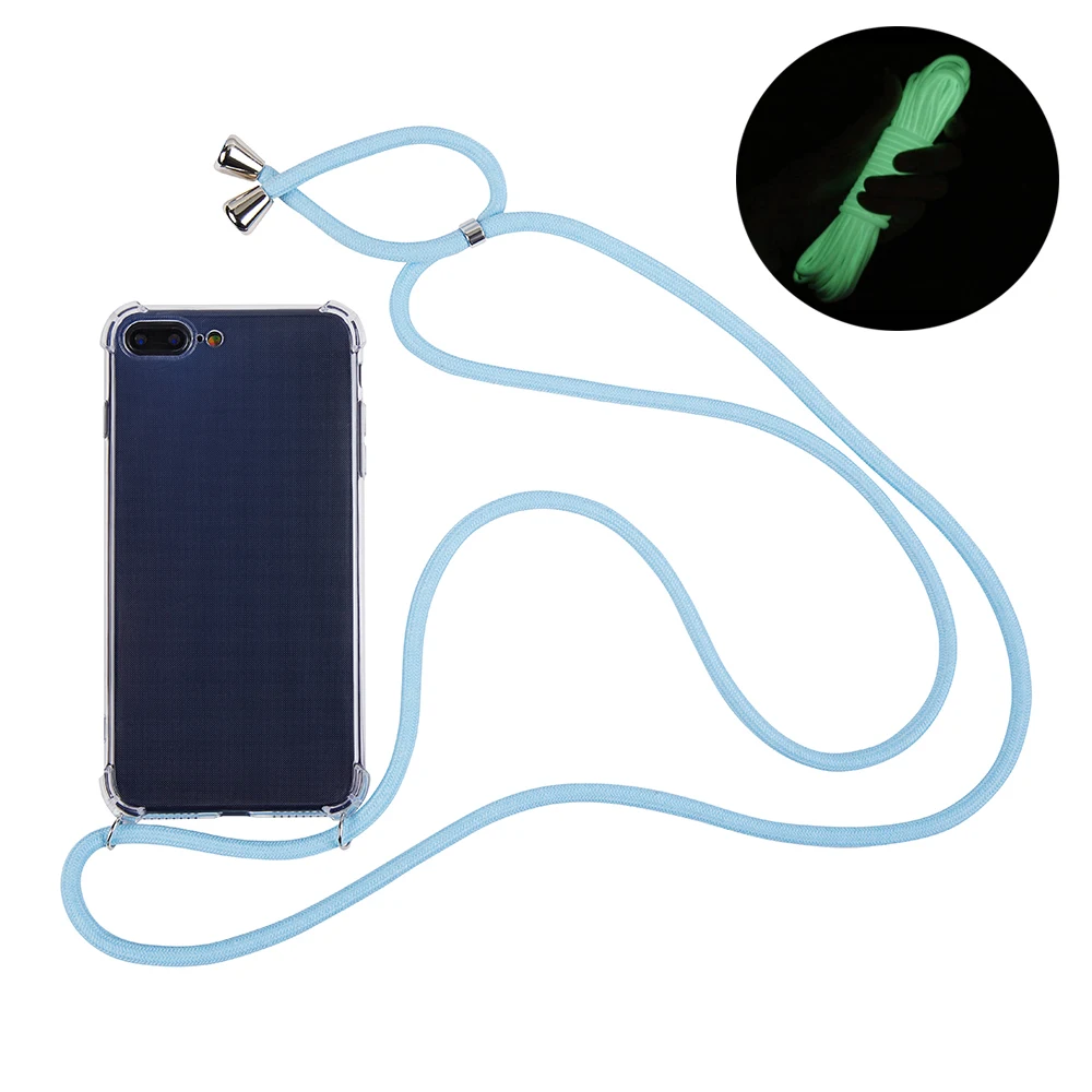 Прозрачный флуоресцентный чехол из ТПУ для iphone 11 X XR 6 7 8 Plus|Бамперы| |