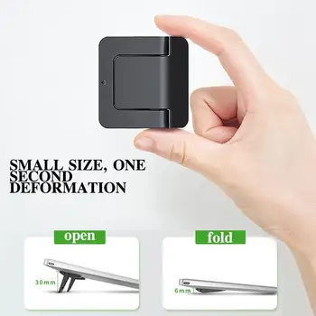 

Foldable Aluminium Alloy Black Cooling Stand For Desktop Laptop Notebook Mini Universal Portable Holder Tablet Cooling S0I2