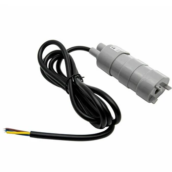 

WAKYME 12V 600L/H high pressure Dc Submersible Small Water Pump Black-wire Micro Motor Water Pump with Adapter