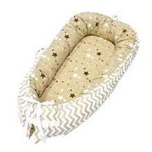 Моющаяся переносная Съемная удобная детская кроватка для малышей, туристическая детская кроватка, детское гнездо, многофункциональная мягкая