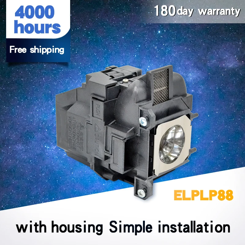 Compatible lámpara con la vivienda para ELPLP88 para EB-S300/EB-S31/EB-U04 EB-X31 EB-W29 EB-X04 EB-X27 EB-X29 EB-X31 EB-X36 EX3240