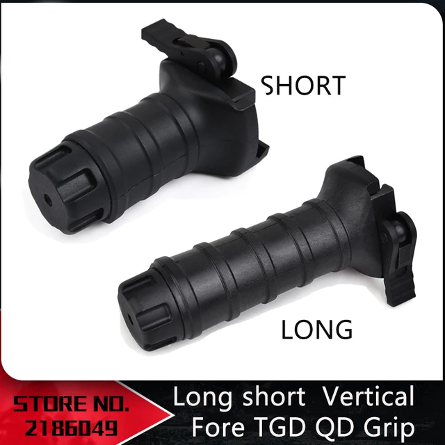 US $14.27 Tactical AirsoftGun Gelball Blaster Tactical Long short Vertical Fore TGD QD Grip Hunting Accessori