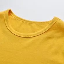 New Style BOY'S Long-sleeved T-shirt Europe And America Hot Selling Yellow Cartoon Crocodile T-shirt BOY'S Big Boy Long-sle