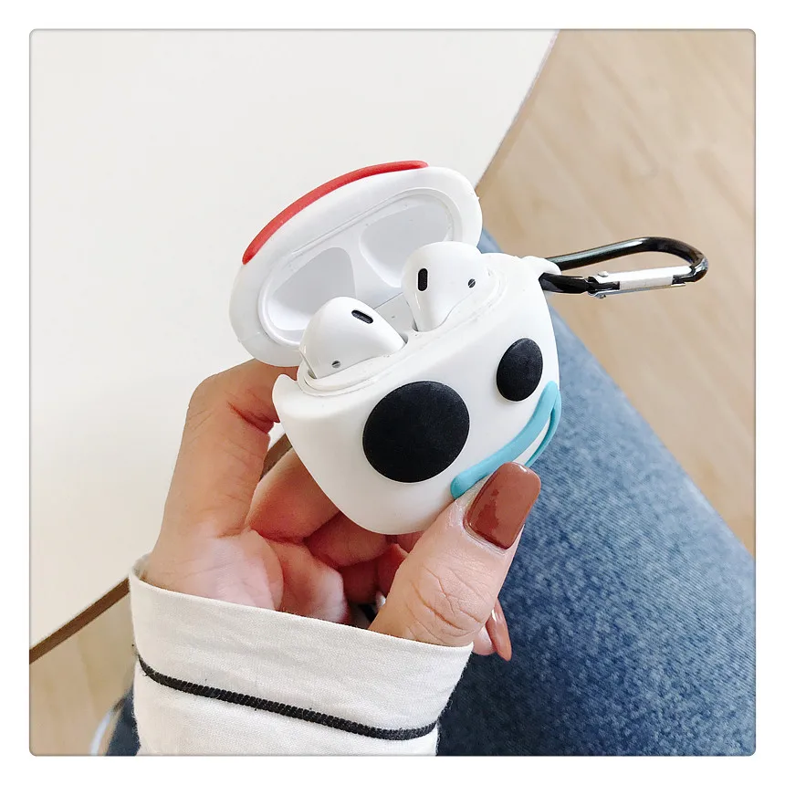 Японский мультфильм милый 3D вилка кукла силиконовый мягкий Bluetooth беспроводной Чехол для наушников для Apple AirPods pro 3 для AirPods 1 2 крышка