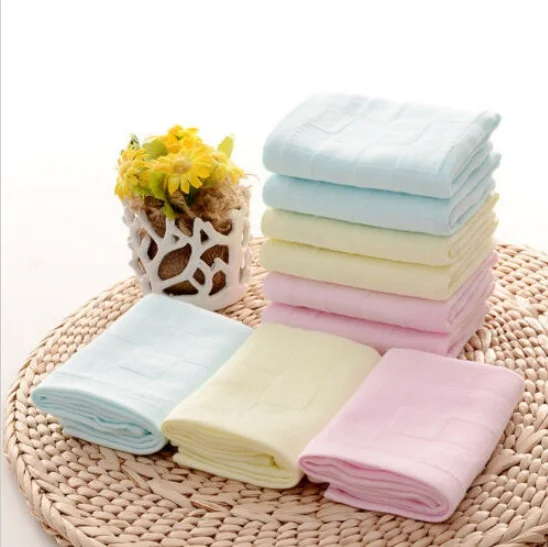 

New Soft Cotton Baby Girls Boys Towels Infant Newborn Bath Towel Washcloth Feeding Wipe Cloth