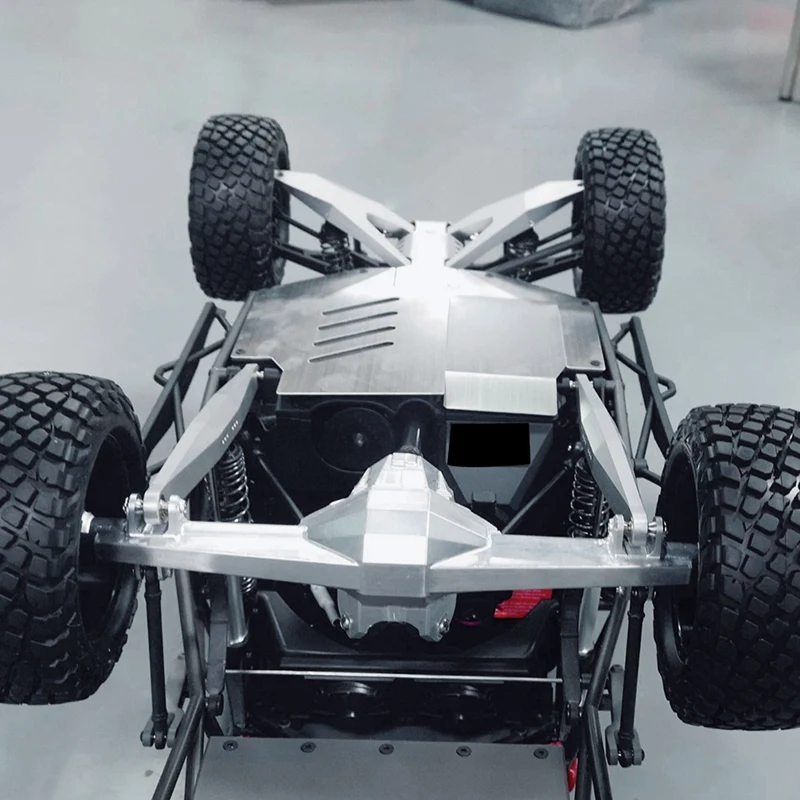 1/7 короткая карта, задний прямой мост, Модернизированная фурнитура, CNC алюминиевый сплав, задний мост, Корпус в сборе для Traxxas udr