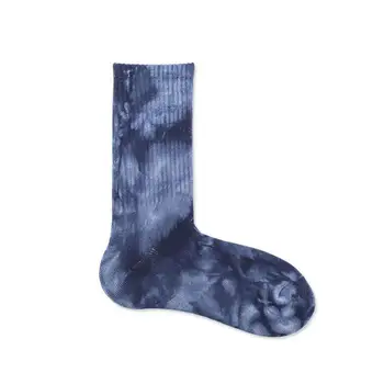

New Tie Dye Pile Pile Socks Cotton Skate Harajuku Socks Dye Sox Men Hiking Women Hip Funny Socks Running Happy Cycling Tie F2V0