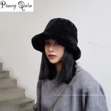 Женская шапка в рыбацком стиле; сезон осень-зима; модные теплые меховые шапки с широкими полями для отдыха; шерстяные зимние женские шапки с плоским верхом