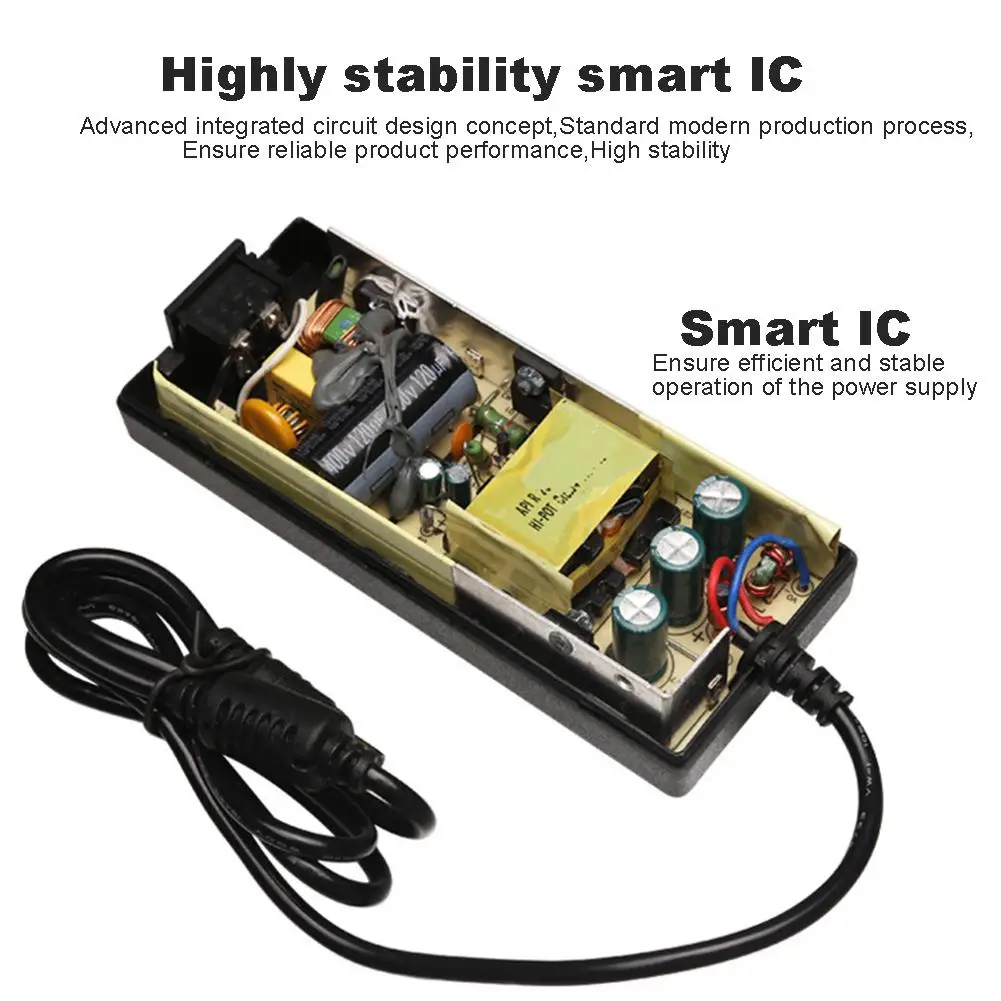 12 V/5A 60 Вт Мощность адаптер Светодиодный светильник трансформатор Мощность конвертер для Светодиодный светильник Инж