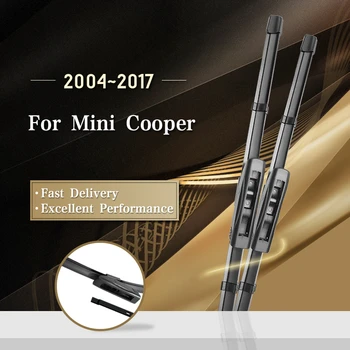 

PUOU Wiper Blades for Mini Cooper Hatch R53 / R56 / F56 2004 2005 2006 2007 2008 2009 2010 2011 2012 2013 2014 2015 2016 2017