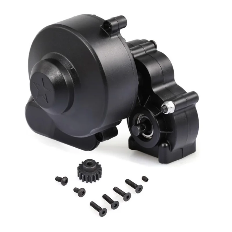 

Plastic Complete Center Gearbox Transmission Box with Gear for Axial SCX10 SCX10 II 90046 90047 1/10 RC Crawler Car