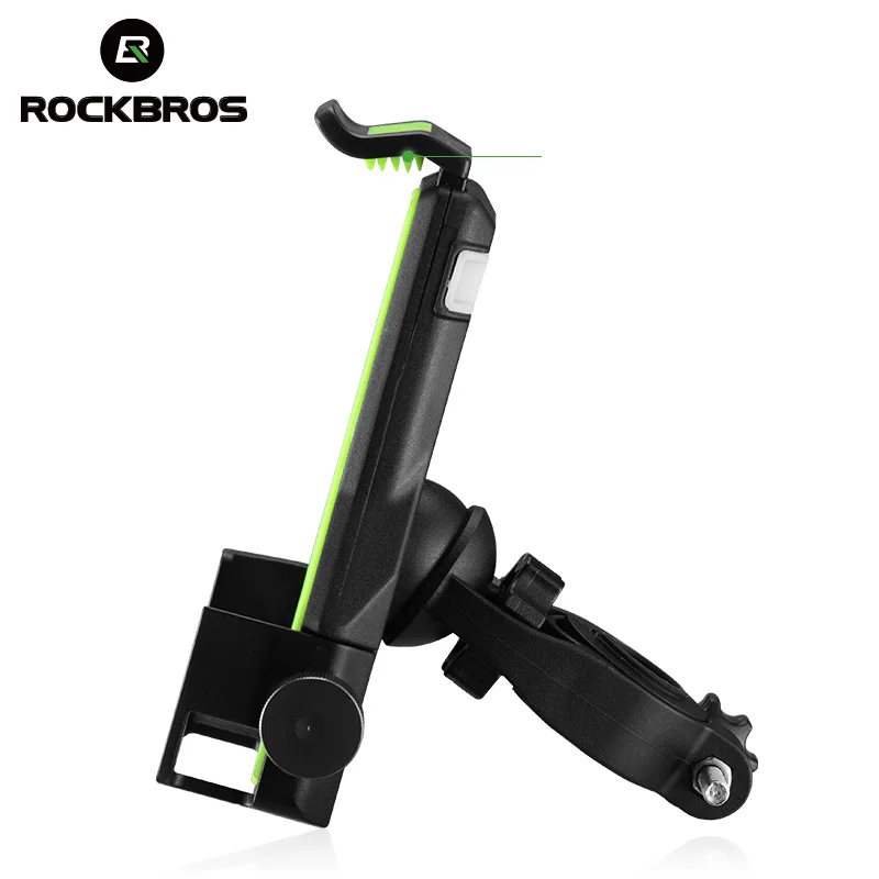 ROCKBROS Bike Bicycle Handlebar Phone Stand 3.5-7 Inch Adjustable Cellphone MTB Holder Bracket Universal Cycling Accessories