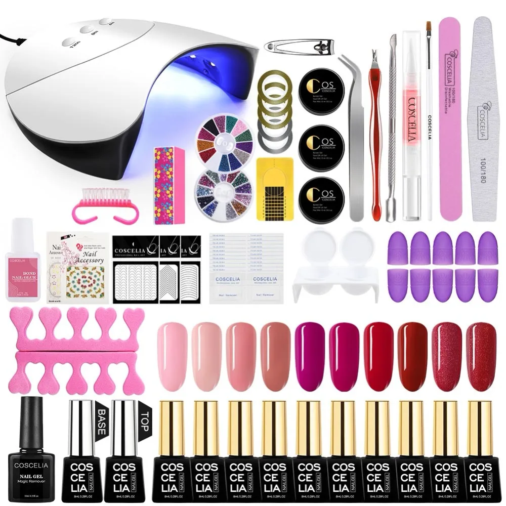 

10PC Gel Nail Polish Set 8ml Gel Polish Nail Kit UV Gel Set For Gel Varnish Manicure Set UV For Nail Art UV Gel Nail Polish