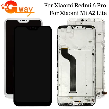 

5.84" For Xiaomi Redmi 6 Pro LCD DIsplay +Touch Screen Digitizer with Frame Assembly For Xiaomi Mi A2 Lite LCD 100% Tested+Tools