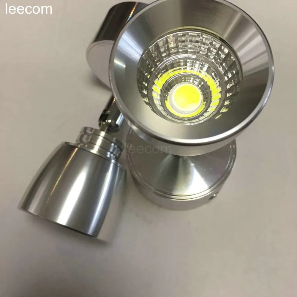3 Вт Led Cob Потолочный Epistar светодиодный потолочный светильник, регулируемый витой гибкий металлический точечный светильник
